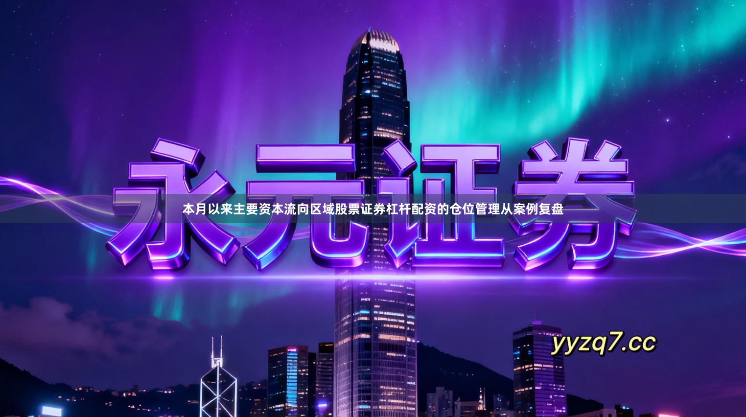 本月以来主要资本流向区域股票证券杠杆配资的仓位管理从案例复盘